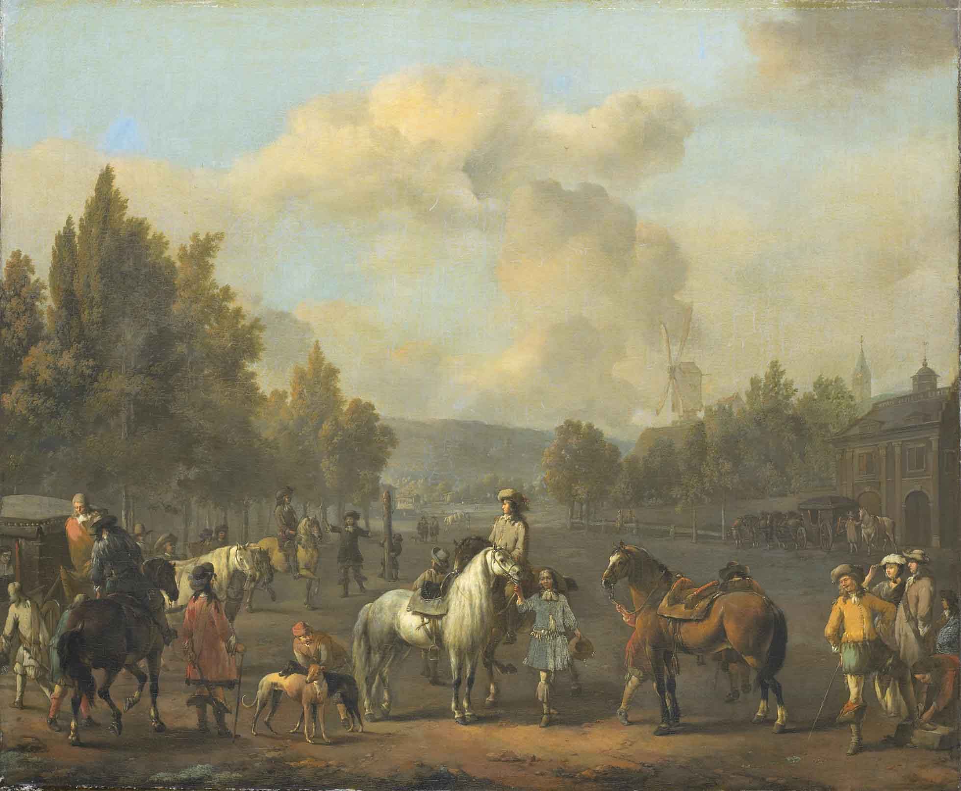 The riding school